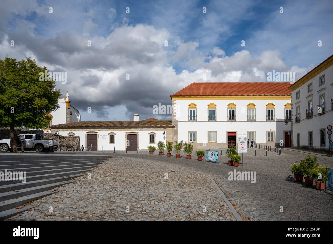 Evora, Alentejo, Portugal historic old town Stock Photo