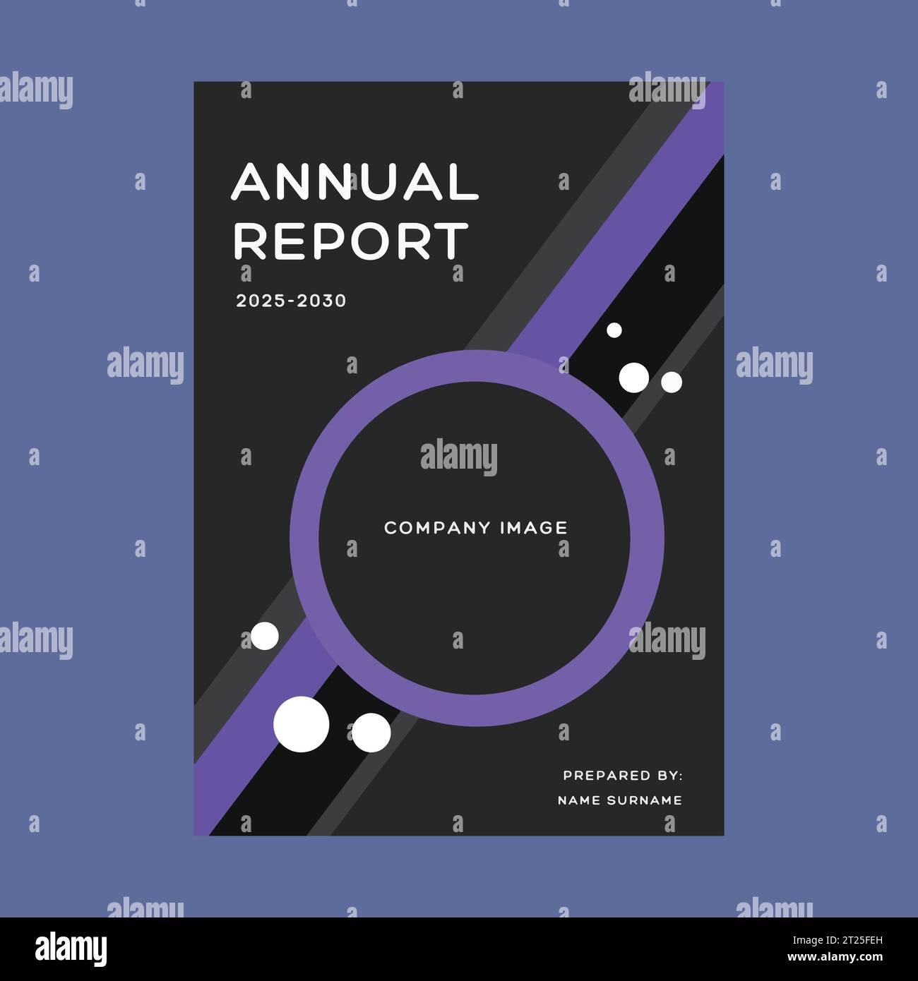 Company Annual report brochure flyer design vector template Stock Vector