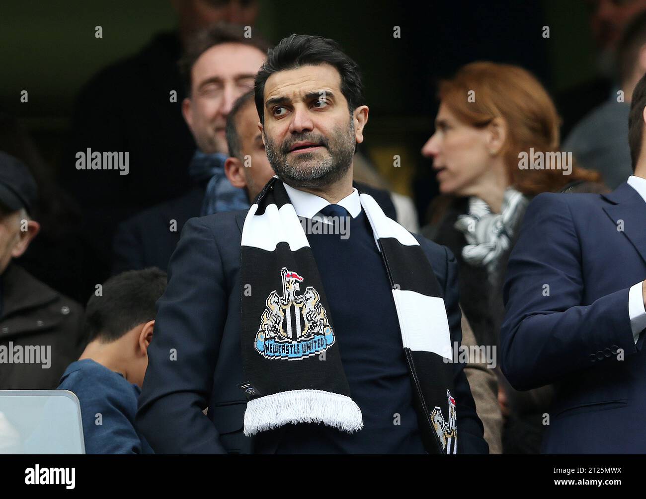Newcastle United Director Mehrdad Ghodoussi Watches On From The Stands Newcastle United Director Mehrdad Ghodoussi Watches On From The Stands