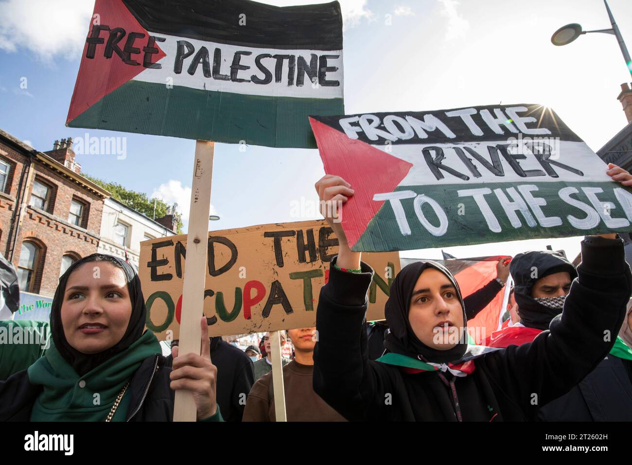 A march in support of a Free Palestine and an end to the conflict in