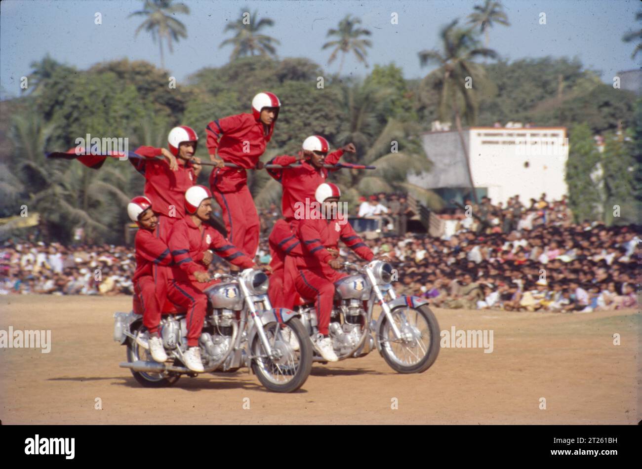 The stunning acrobatic displays were performed by a corps of "DARE