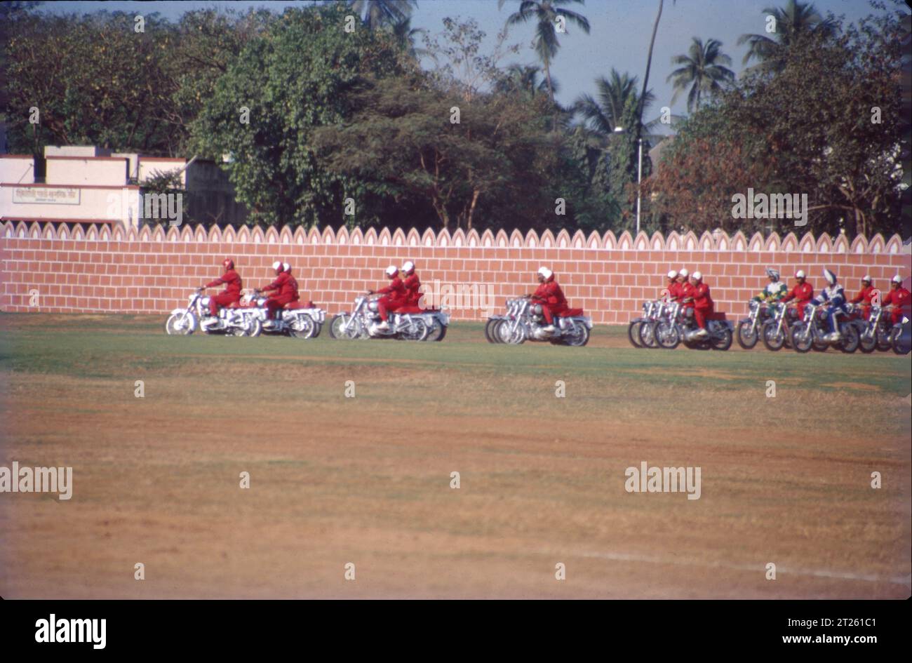 The stunning acrobatic displays were performed by a corps of "DARE