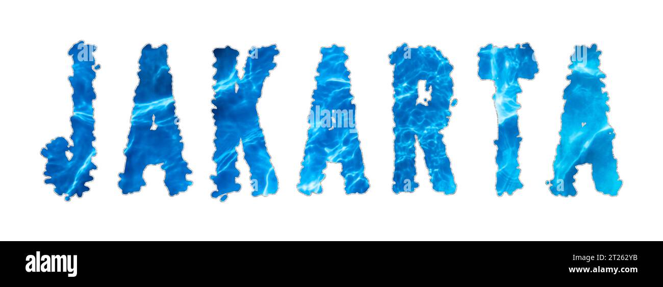 Jakarta Water, Jakarta Water Supply Challenge on white Stock Photo Alamy