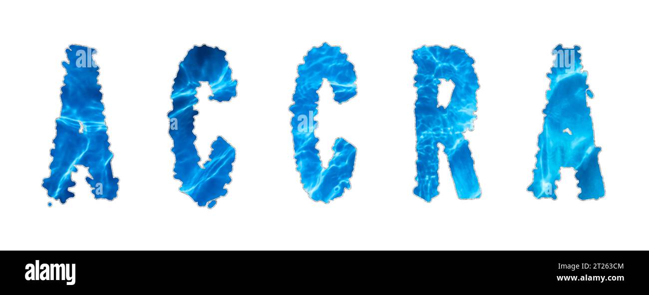 Accra Water, Accra Water Supply Challenge on white Stock Photo Alamy