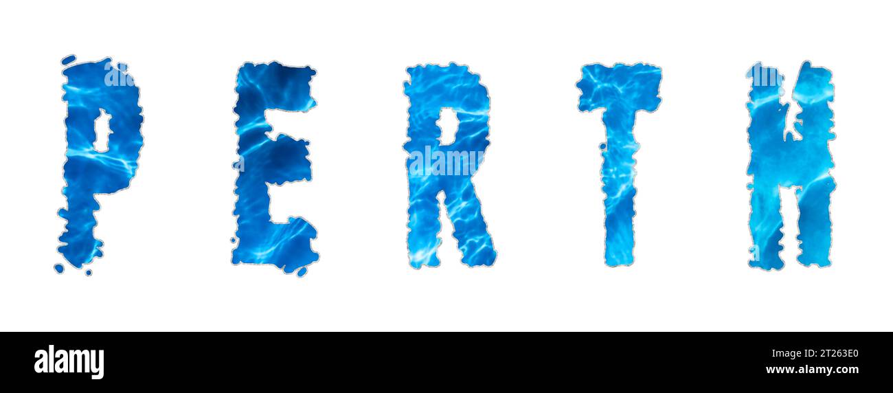 Perth Water, Perth Water Supply Challenge on white Stock Photo Alamy