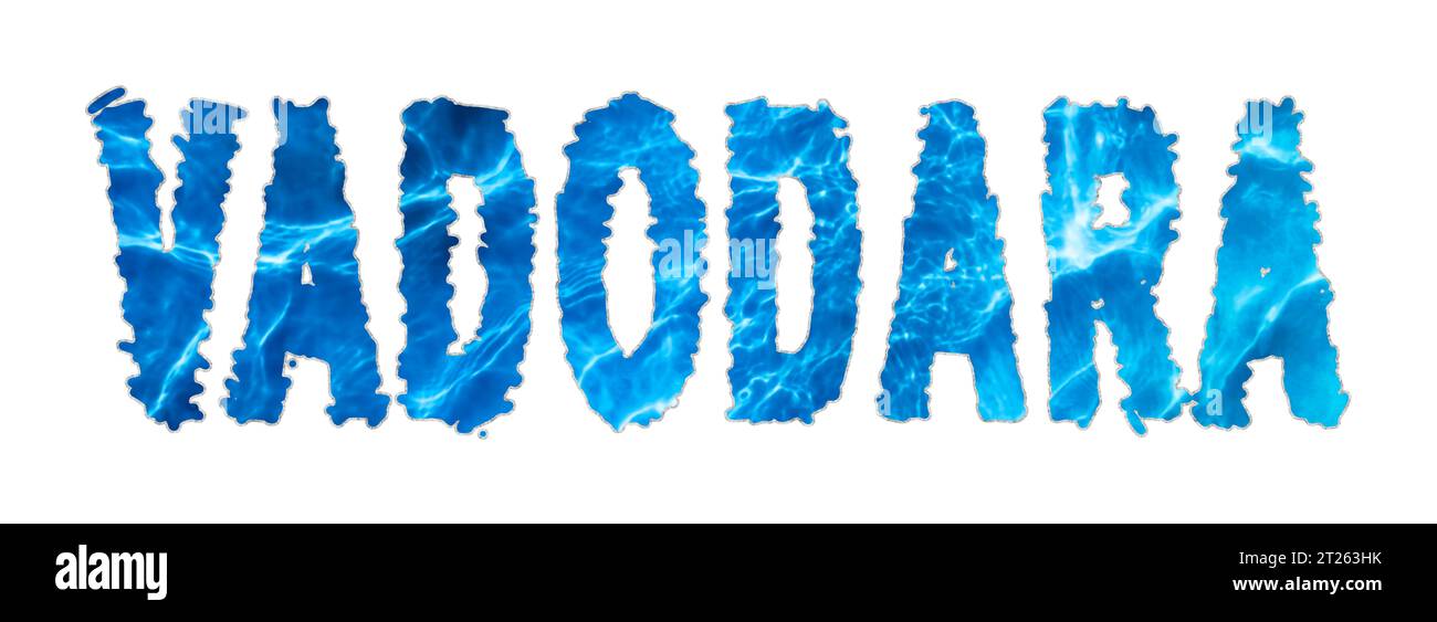 Vadodara Water, Vadodara Water Supply Challenge on white Stock Photo Alamy