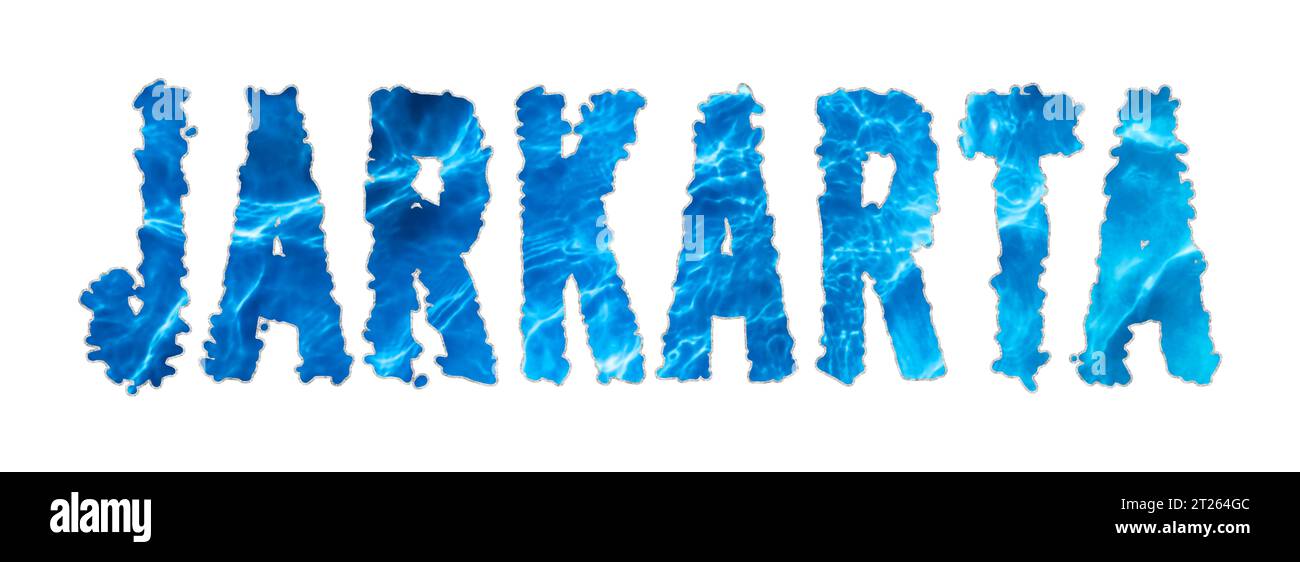 Jakarta Water, Jakarta Water Supply Challenge on white Stock Photo Alamy