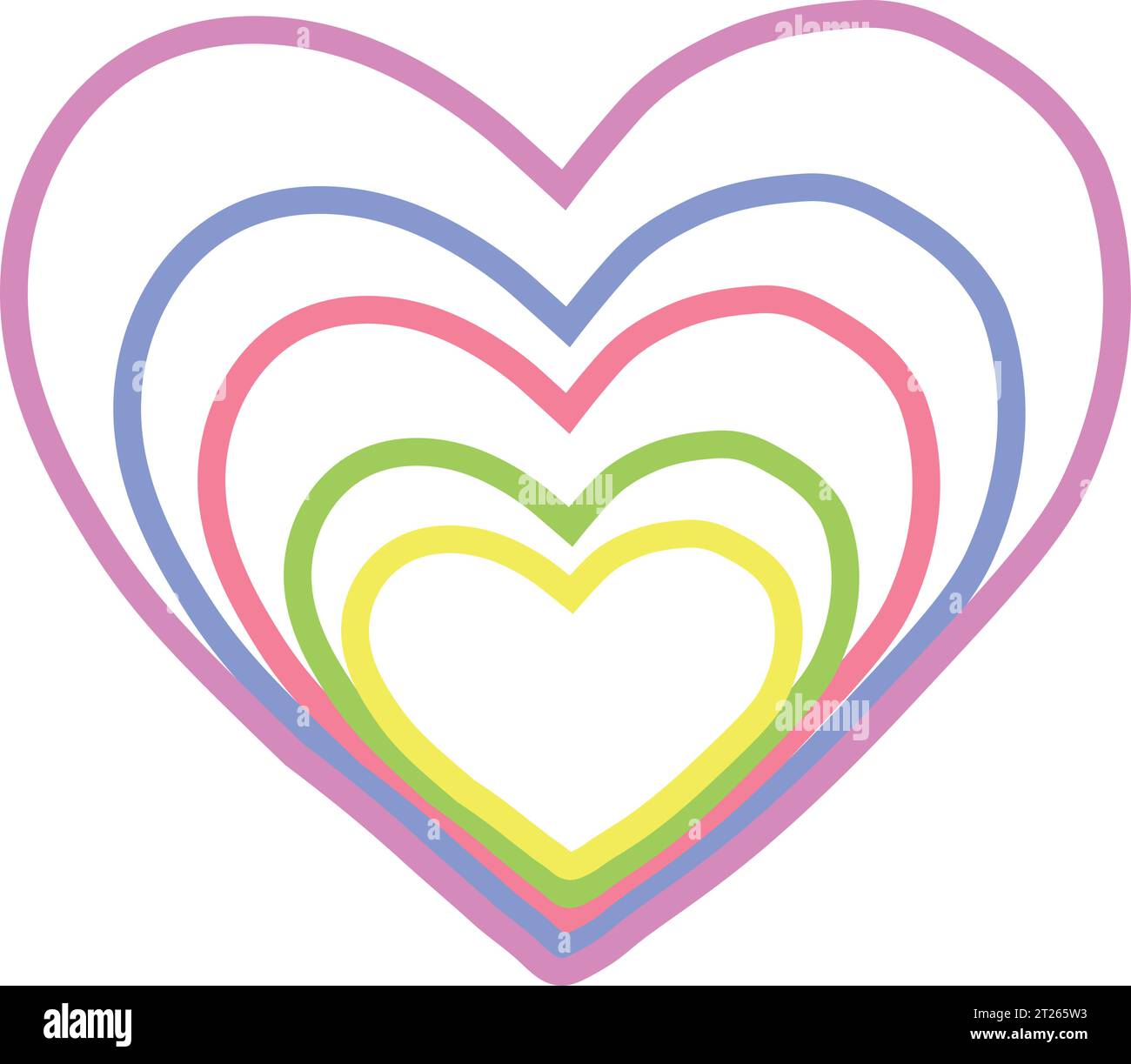 Kokoro - Heart Logo Template Stock Vector - Illustration of couple, pink:  133896584