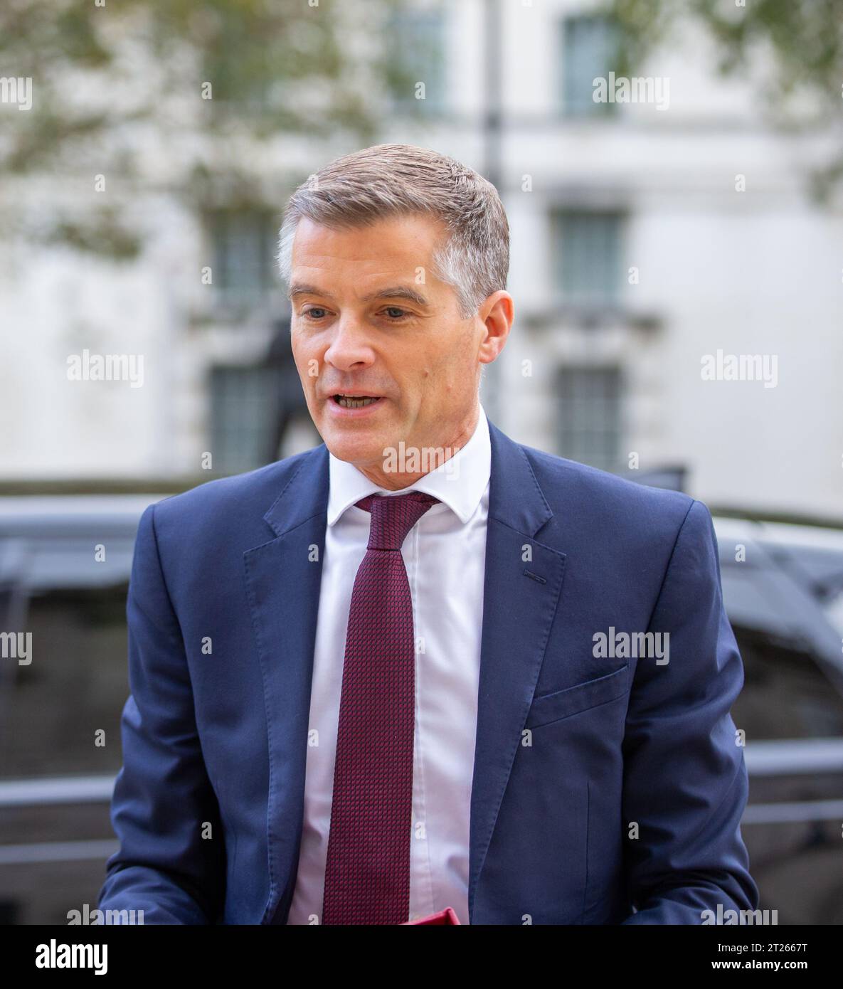London, UK. 17th Oct, 2023. Mark harper Secretary of State for