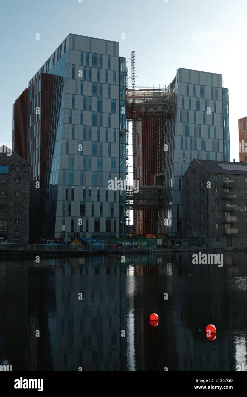 DUBLIN,IRELAND,October 12 2023: The EU headquarters of Google on Barrow Street Stock Photo