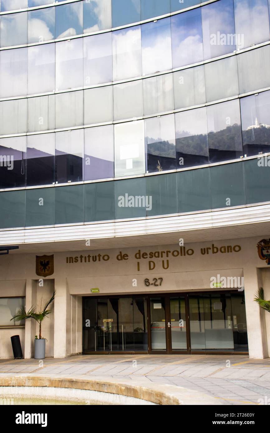 Bogota, Colombia - October 16th 2023. Facade of the Urban Development Institute of Bogota. Stock Photo