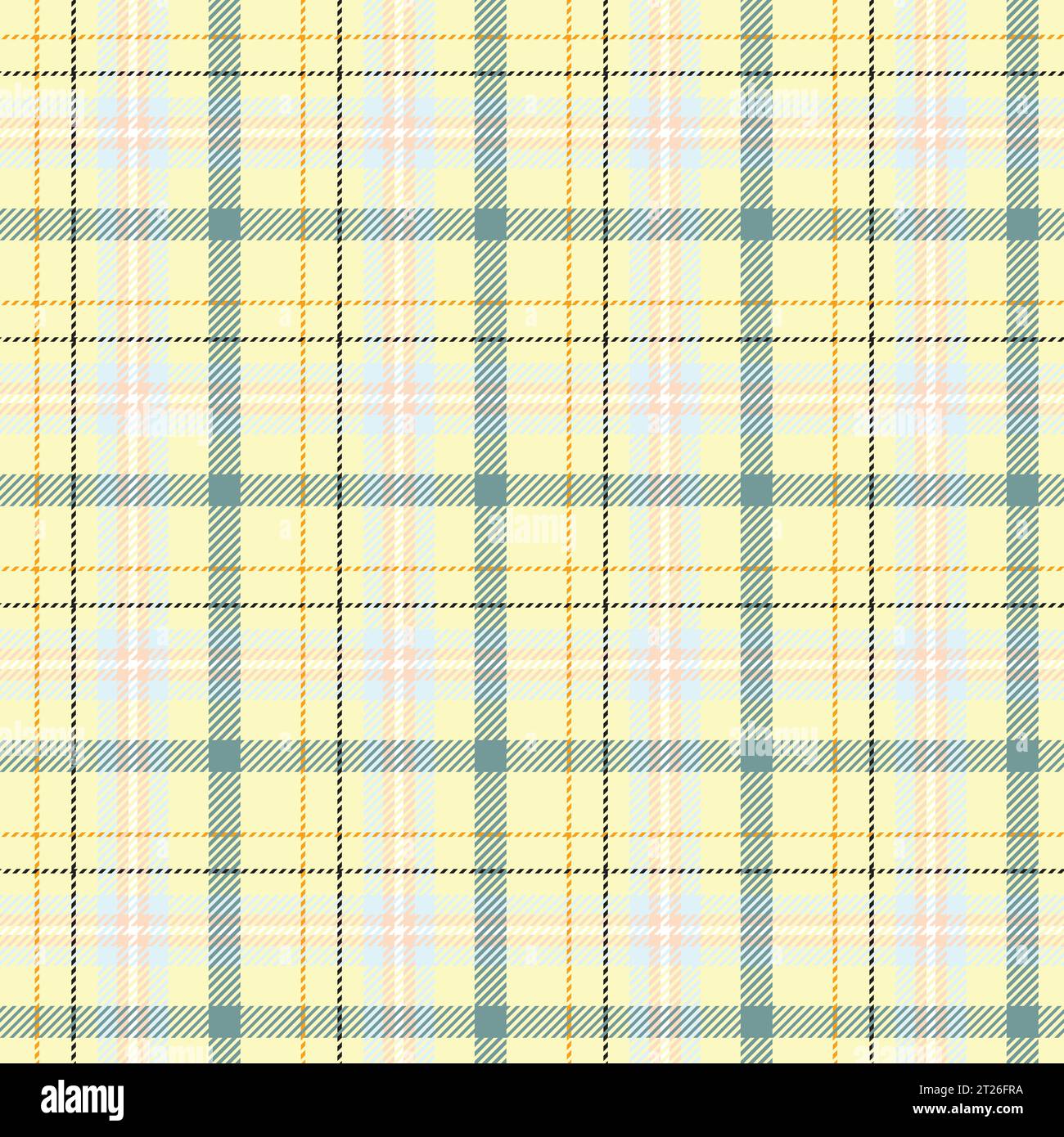 Scottish tartan plaid repeated vector seamless pattern for the background Stock Vector