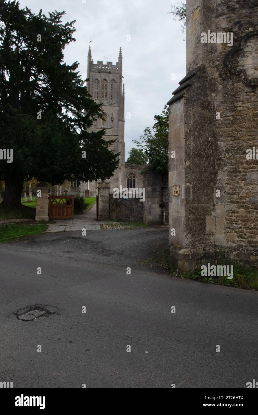 St Mary's Church, Bruton, Somerset, England Stock Photo