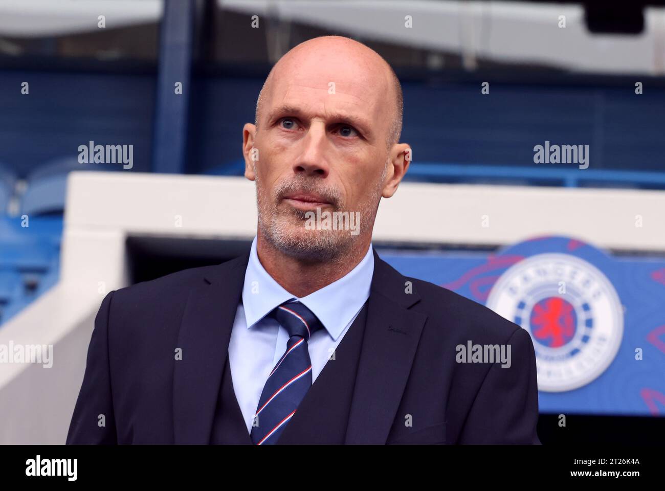 New Rangers manager Philippe Clement after a press conference at Ibrox