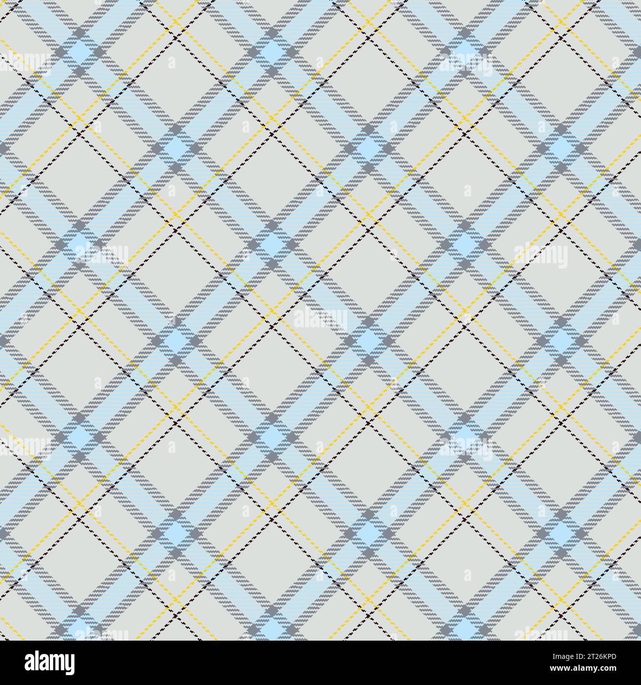 Scottish tartan plaid repeated vector seamless pattern for the background Stock Vector