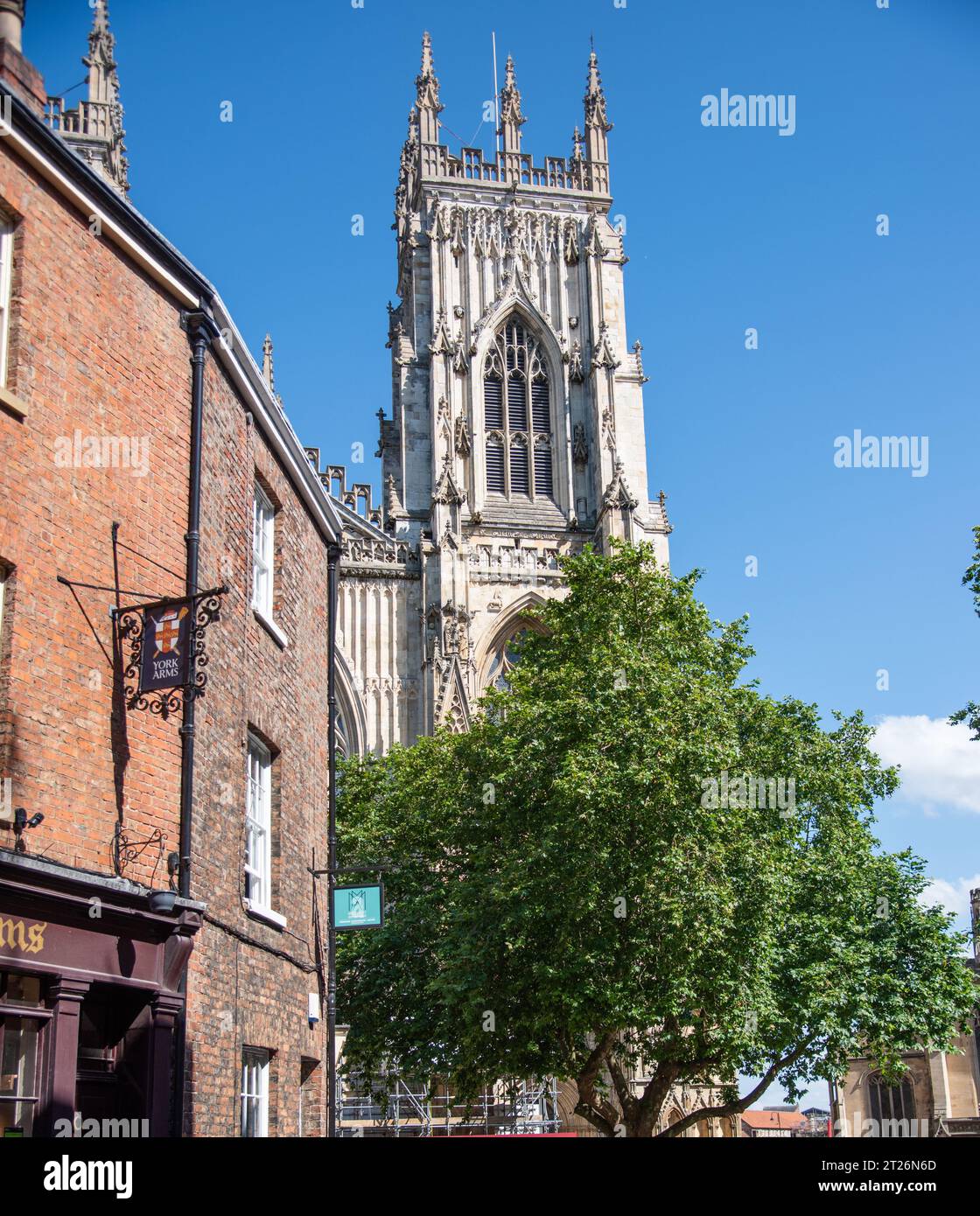 York town centre in Yorkshire, England, UK. Stock Photo