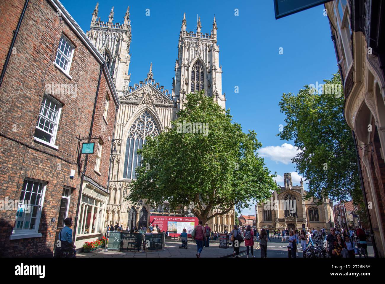 York town centre in Yorkshire, England, UK. Stock Photo