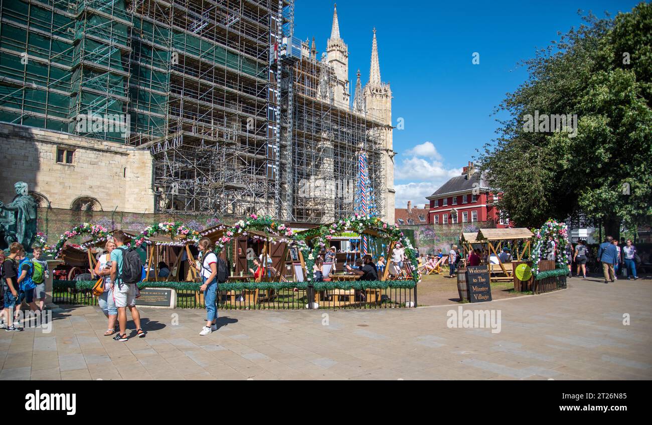 York town centre in Yorkshire, England, UK. Stock Photo