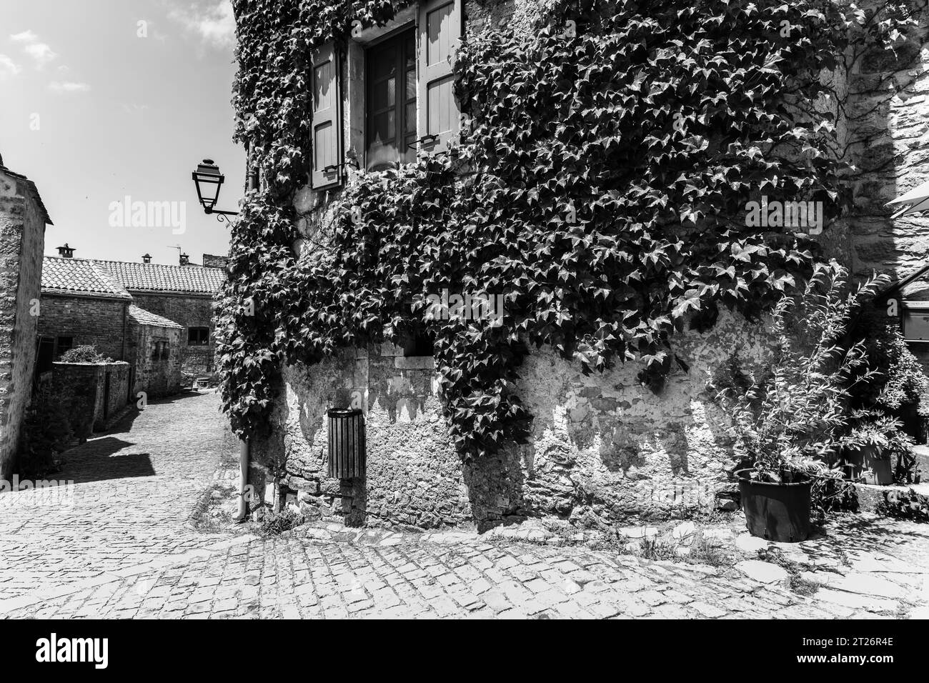 Village life france Black and White Stock Photos & Images - Alamy