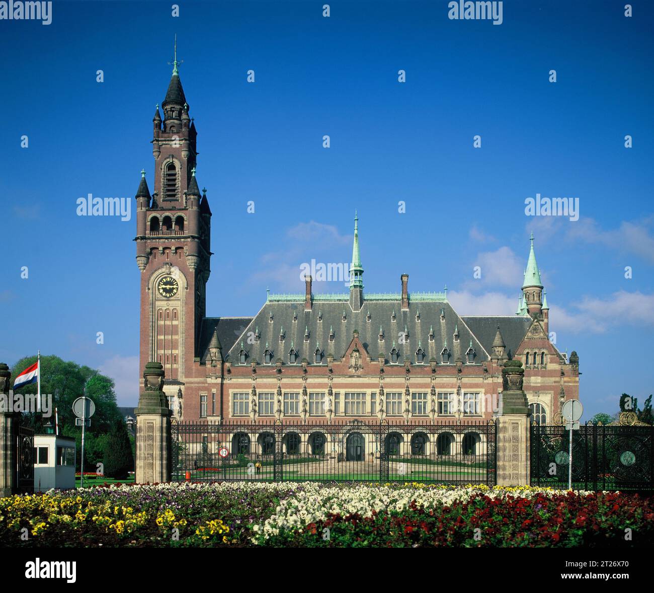Netherlands. The Hague Peace Palace. International Court of Justice. Stock Photo