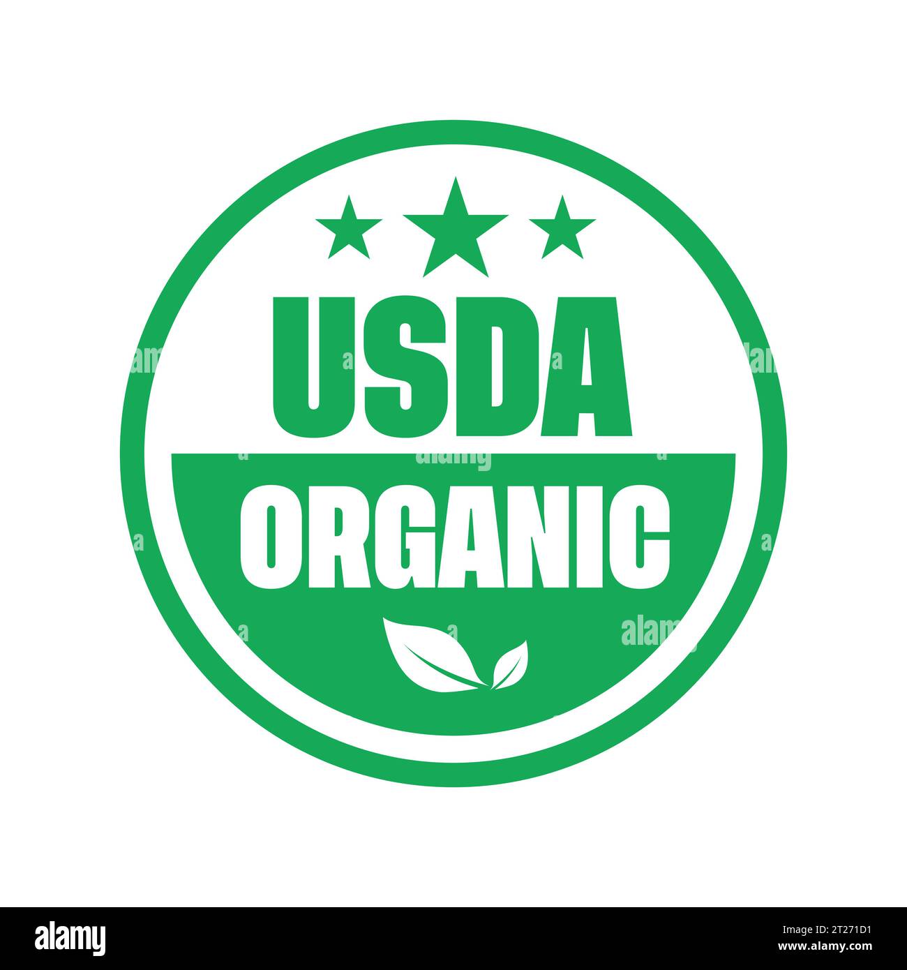 Usda organic logo badge vector stock vector image art alamy