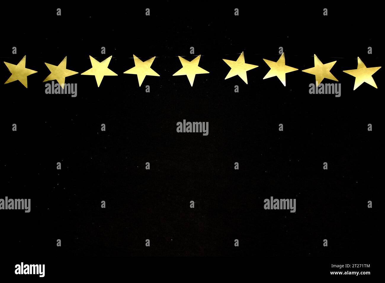 Sparkling stars as decorated frame for Christmas messages with ...