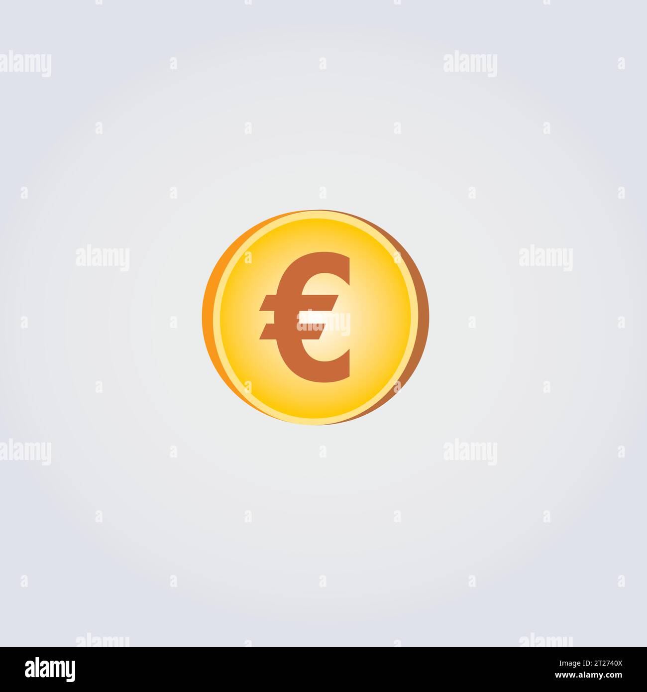 20 euro sign icon eur currency symbol Royalty Free Vector