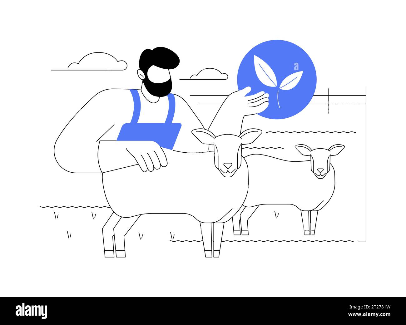 organic-livestock-feed-isolated-cartoon-vector-illustrations-stock