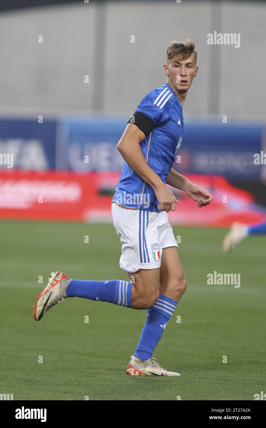 Bolzano, Italy. 17th Oct, 2023. Francesco Pio Esposito of Italy during