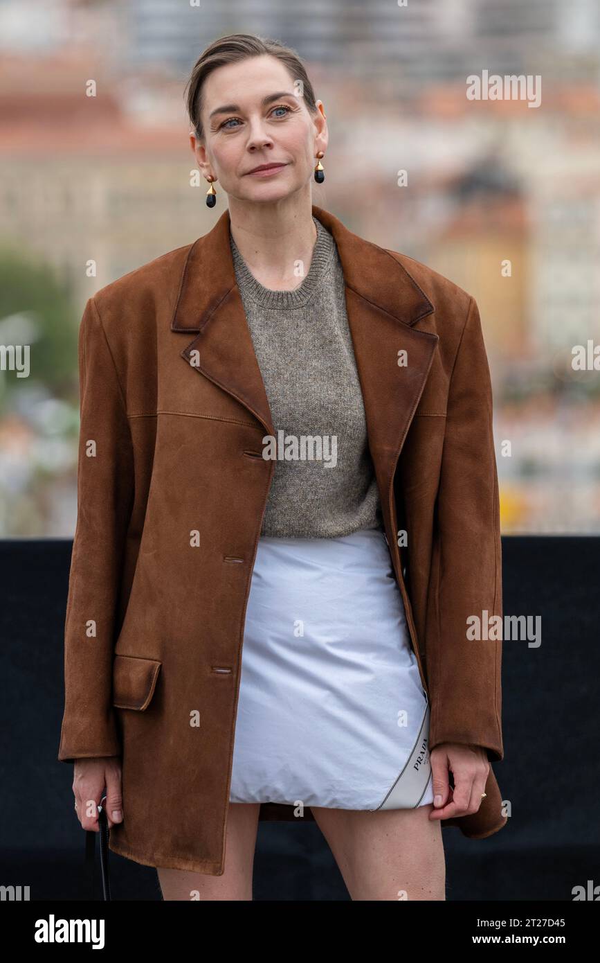 Cannes, France, 17 October 2023, Christiane Paul (actress) at the photo call for (Concordia / Beta & ZDF, She / Her) during  MIPCOM 2023 - The World's Entertainment Content Market © Ifnm Press Stock Photo