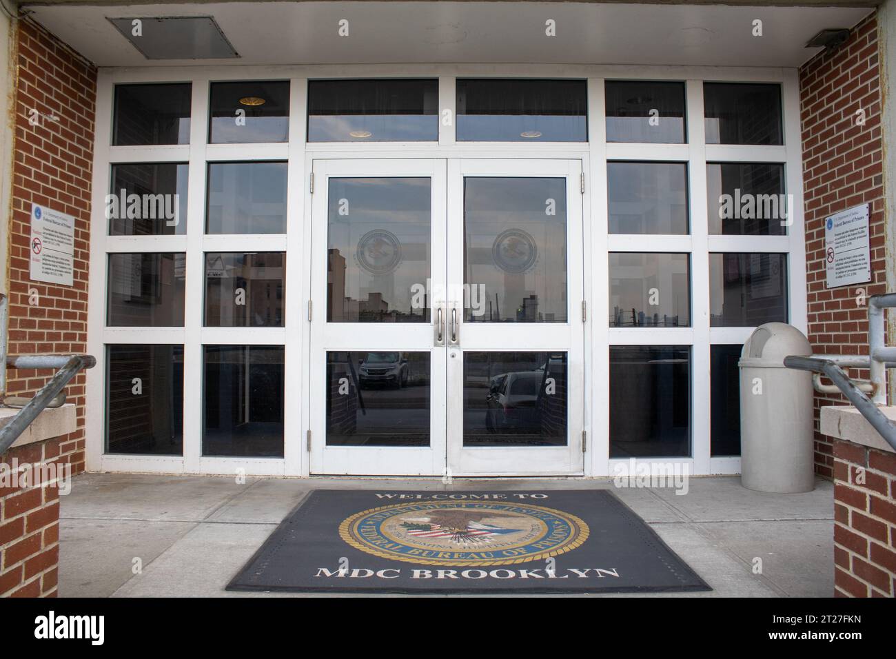 Brooklyn Jail Mdc Prison Jail, Federal Bureau, Taken In September 7 Nyc ...