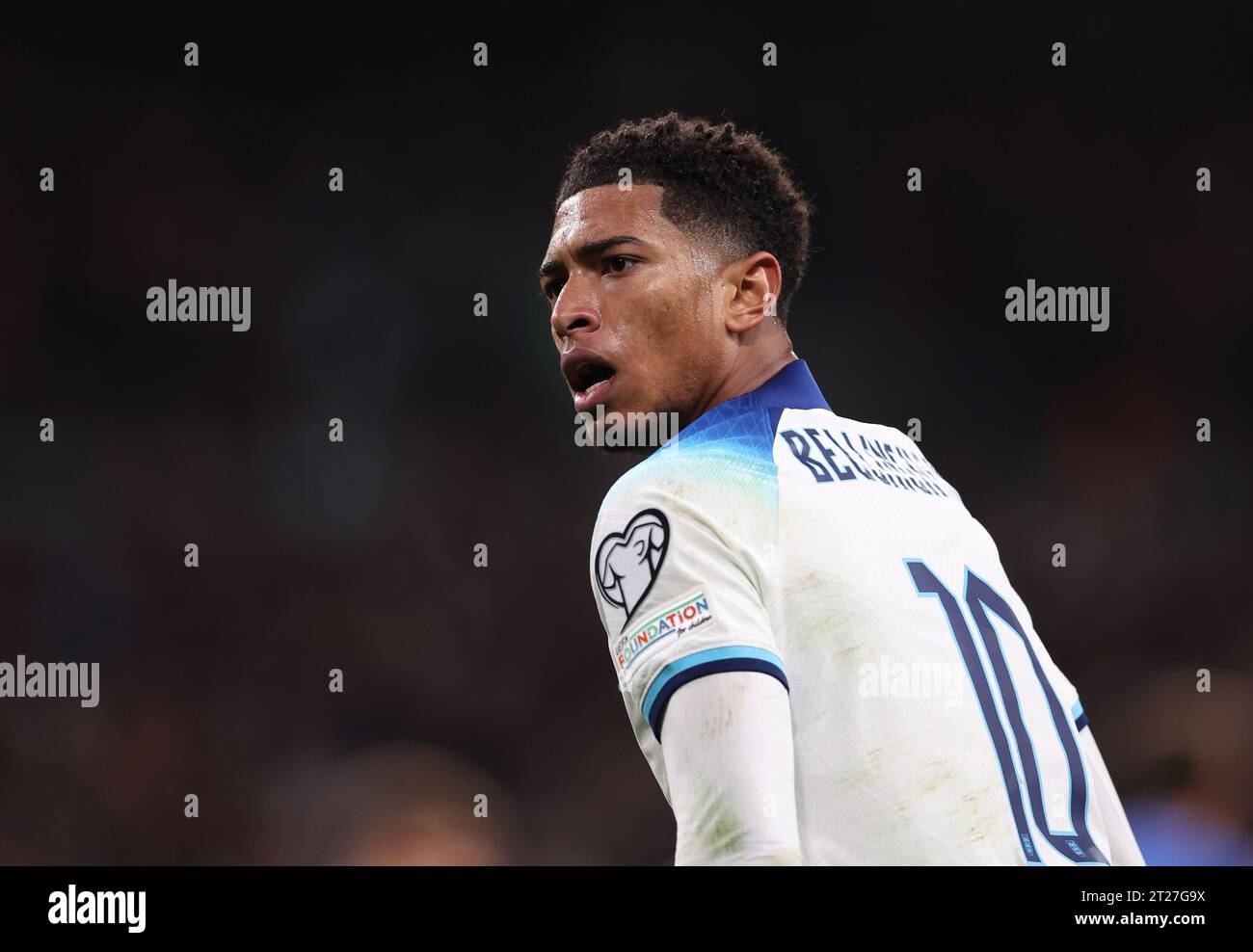 London, UK. 17th Oct, 2023. Jude Bellingham of England celebrated after ...