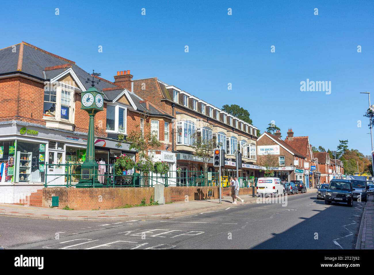 High Street, Heathfield, East Sussex, England, United Kingdom Stock