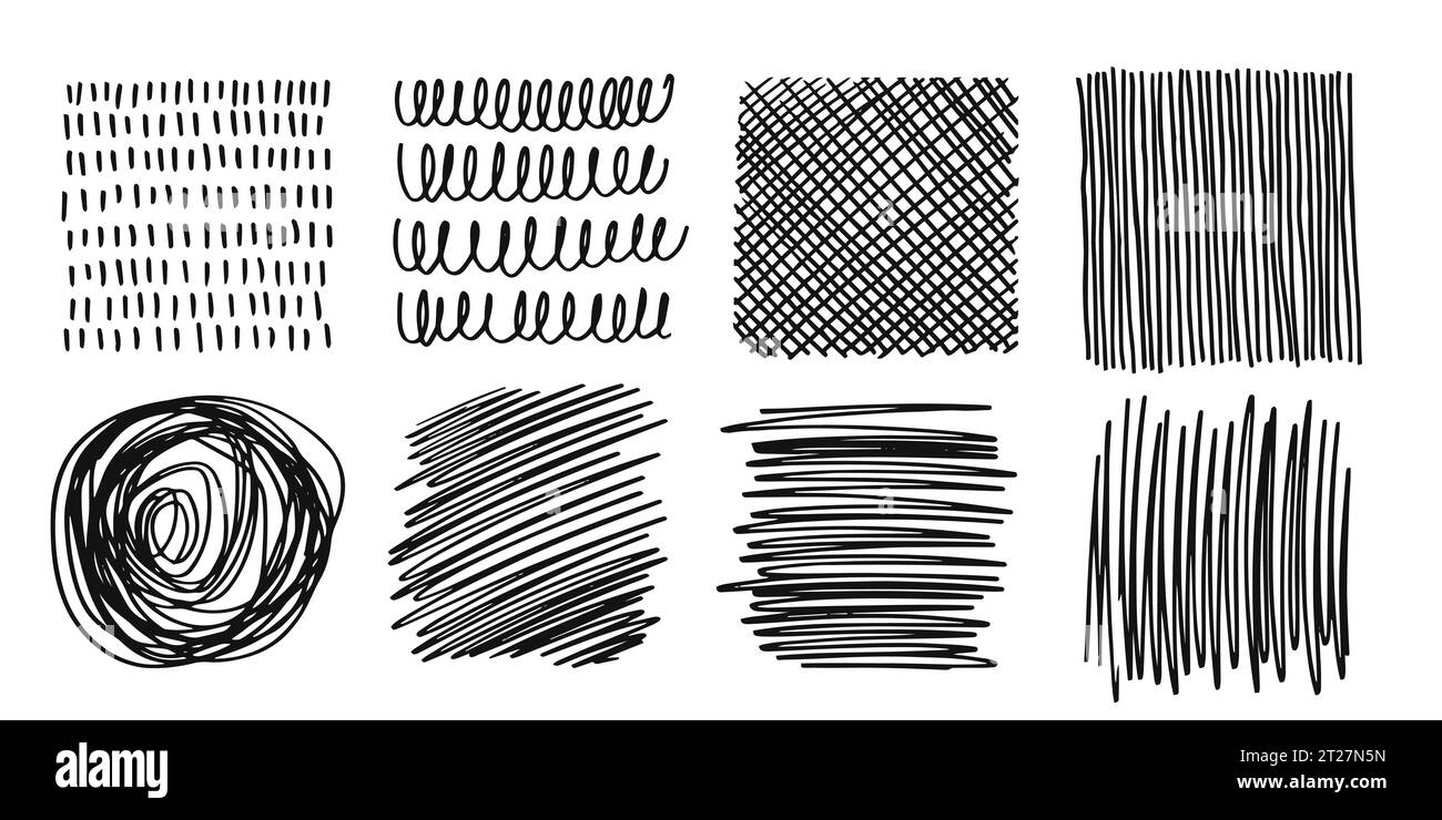 Pattern, texture, line hand drawn. Hatch drawing pen ink and crosshatch