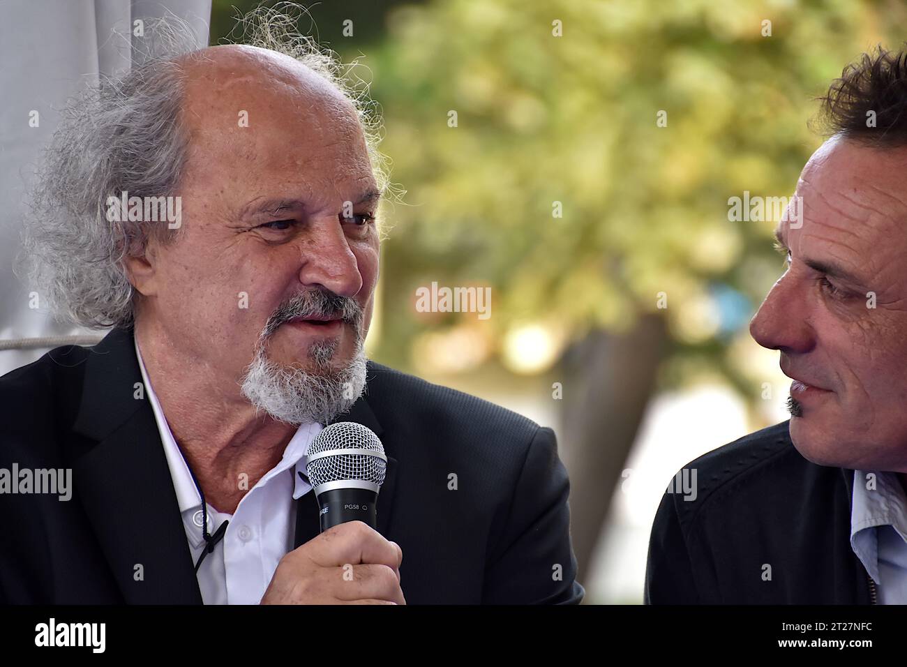 Marseille, France. 24th Sep, 2017. Richard Martin seen speaking on a