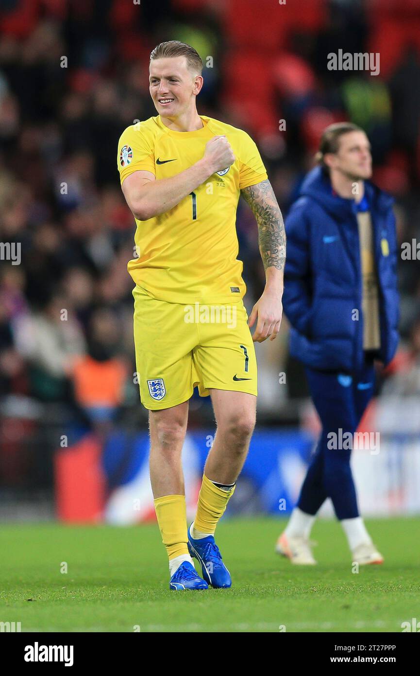 Jordan pickford wembley stadium hi-res stock photography and images - Alamy