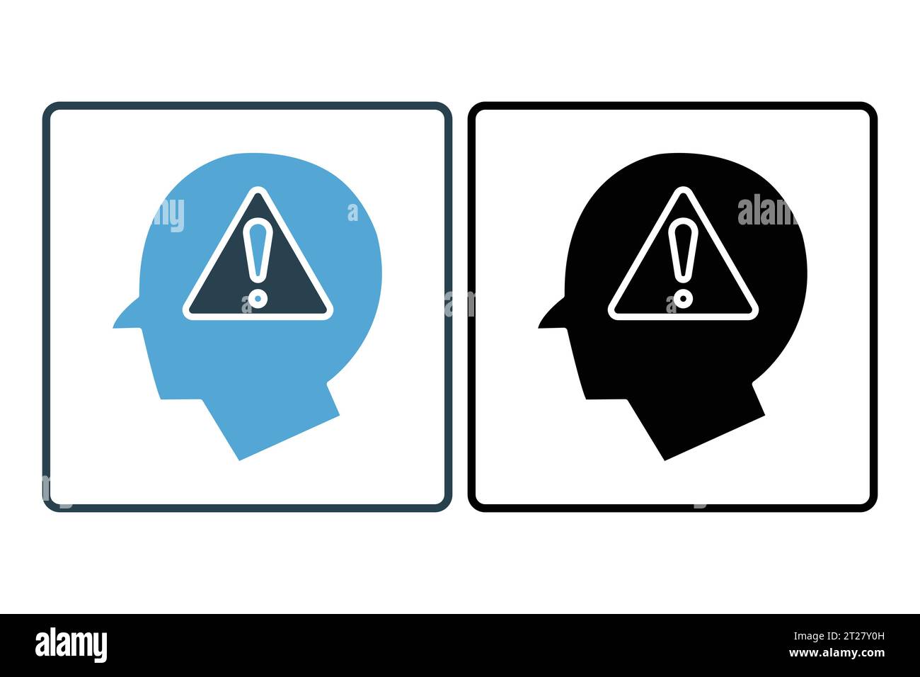 Face identification warning Stock Vector Images - Alamy