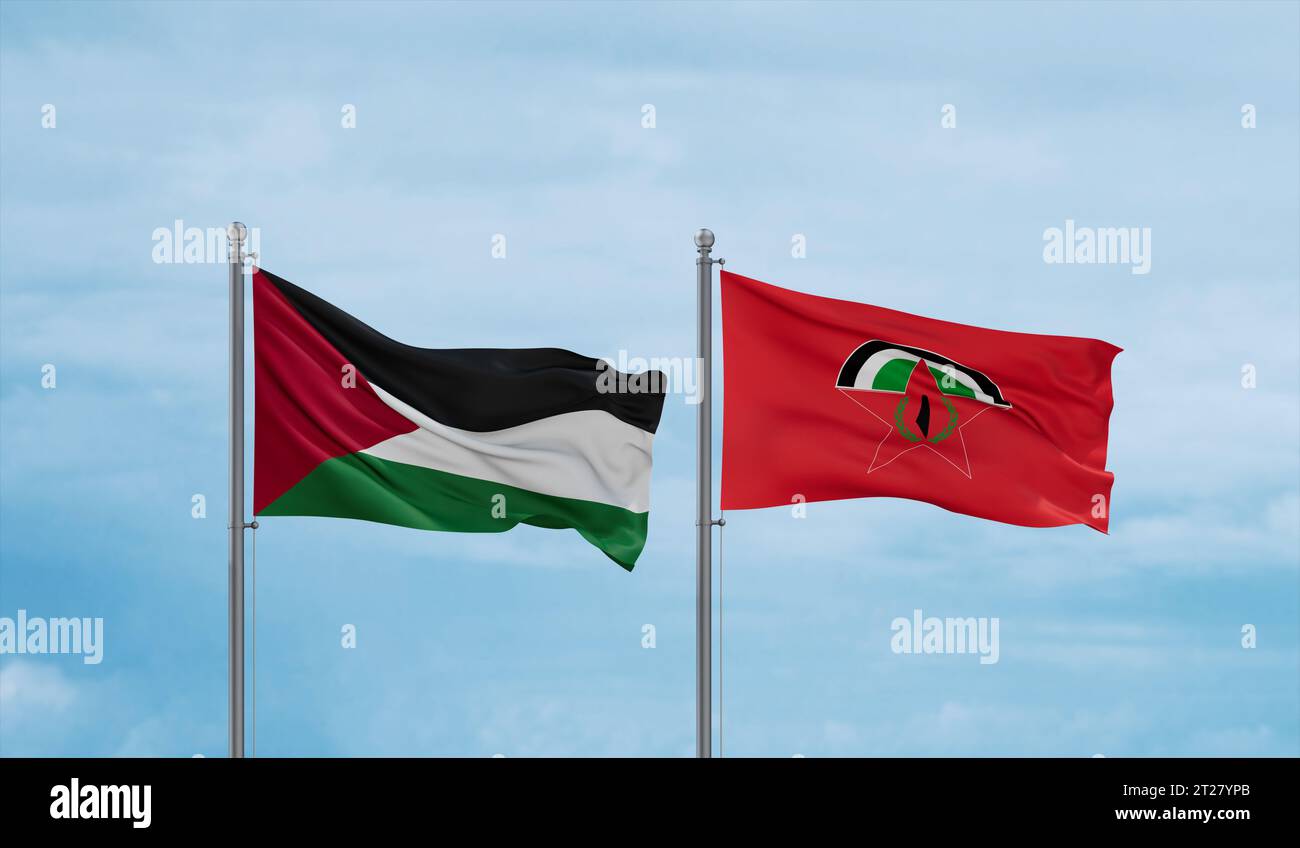 Palestine and DFLP or Democratic Front for the Liberation of Palestine