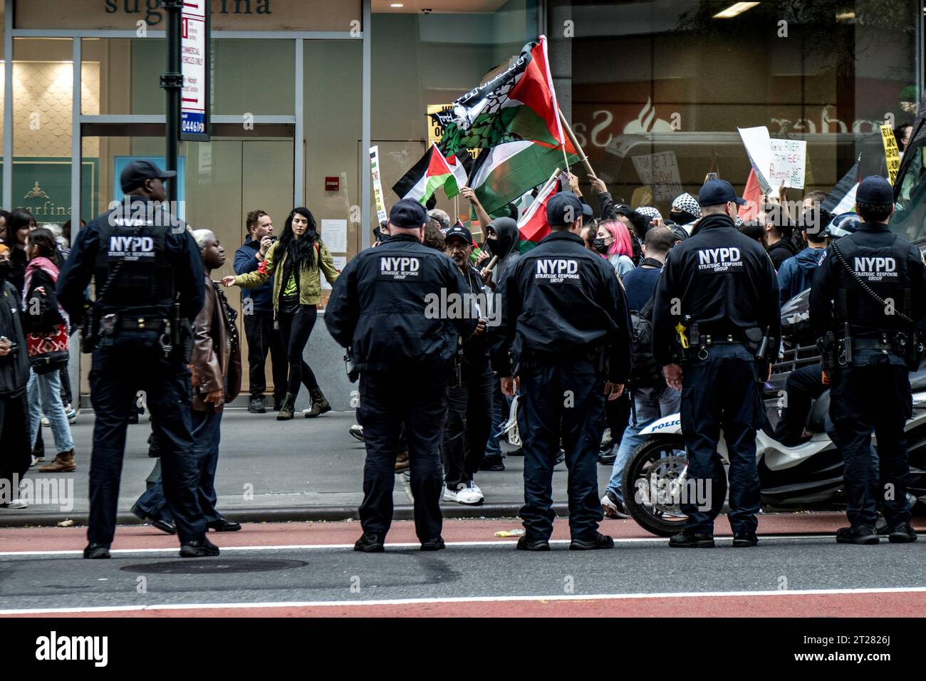 Palestine protest in NEW YORK Stock Photo Alamy