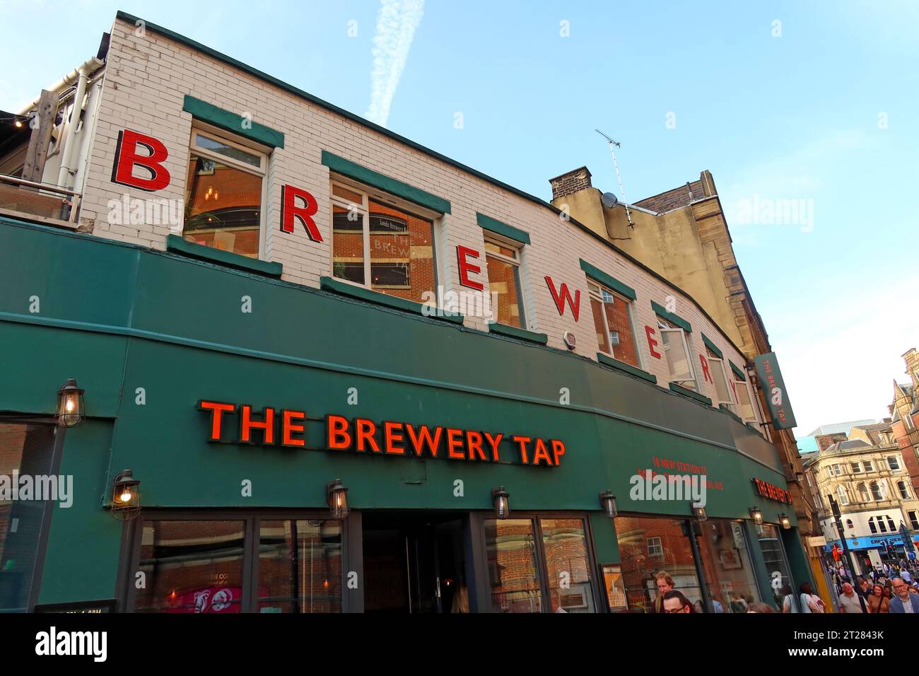 The Brewery Tap, Leeds, 18 New Station St, Leeds, England, UK,  LS1 5DL Stock Photo