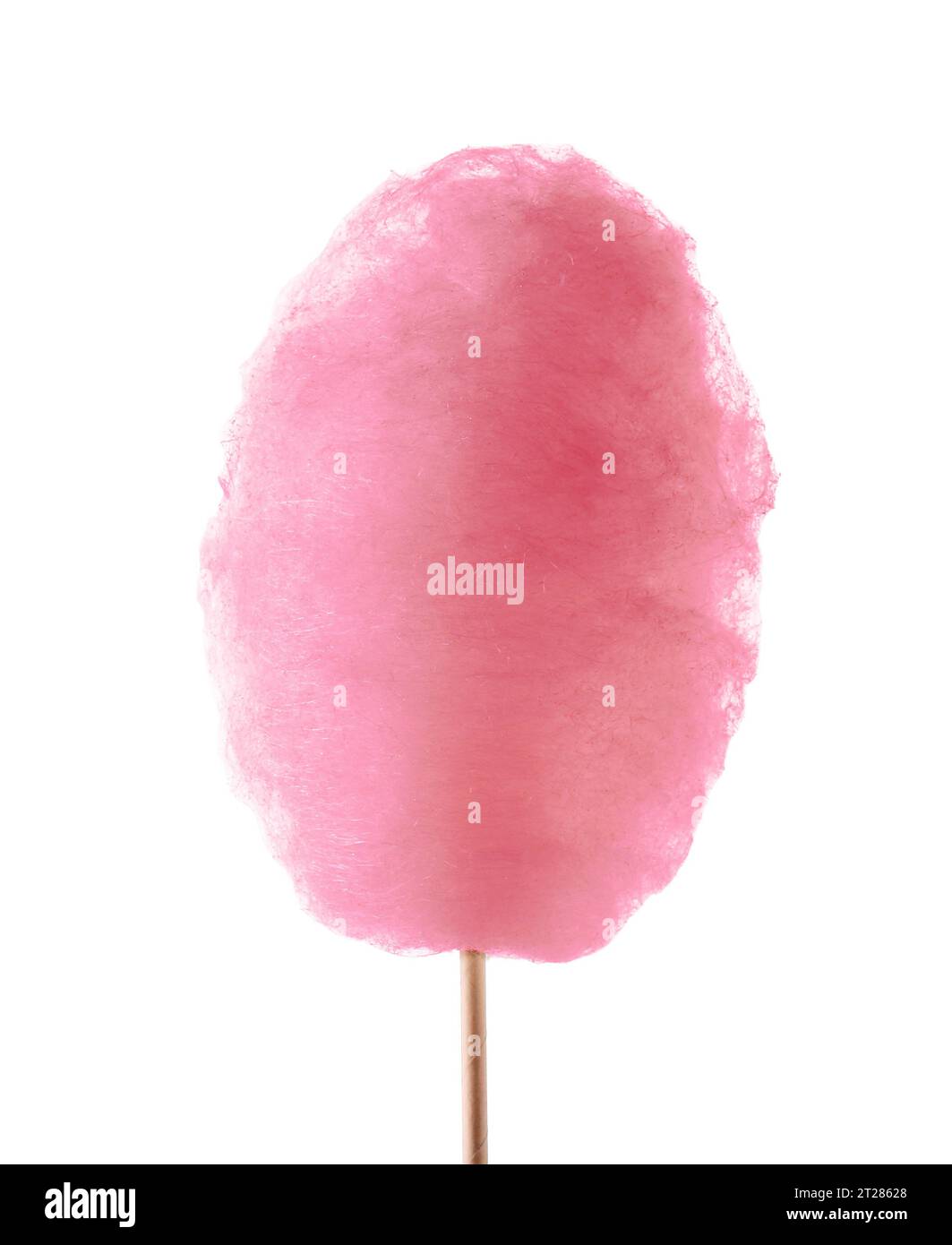 One bright cotton candy isolated on white Stock Photo - Alamy