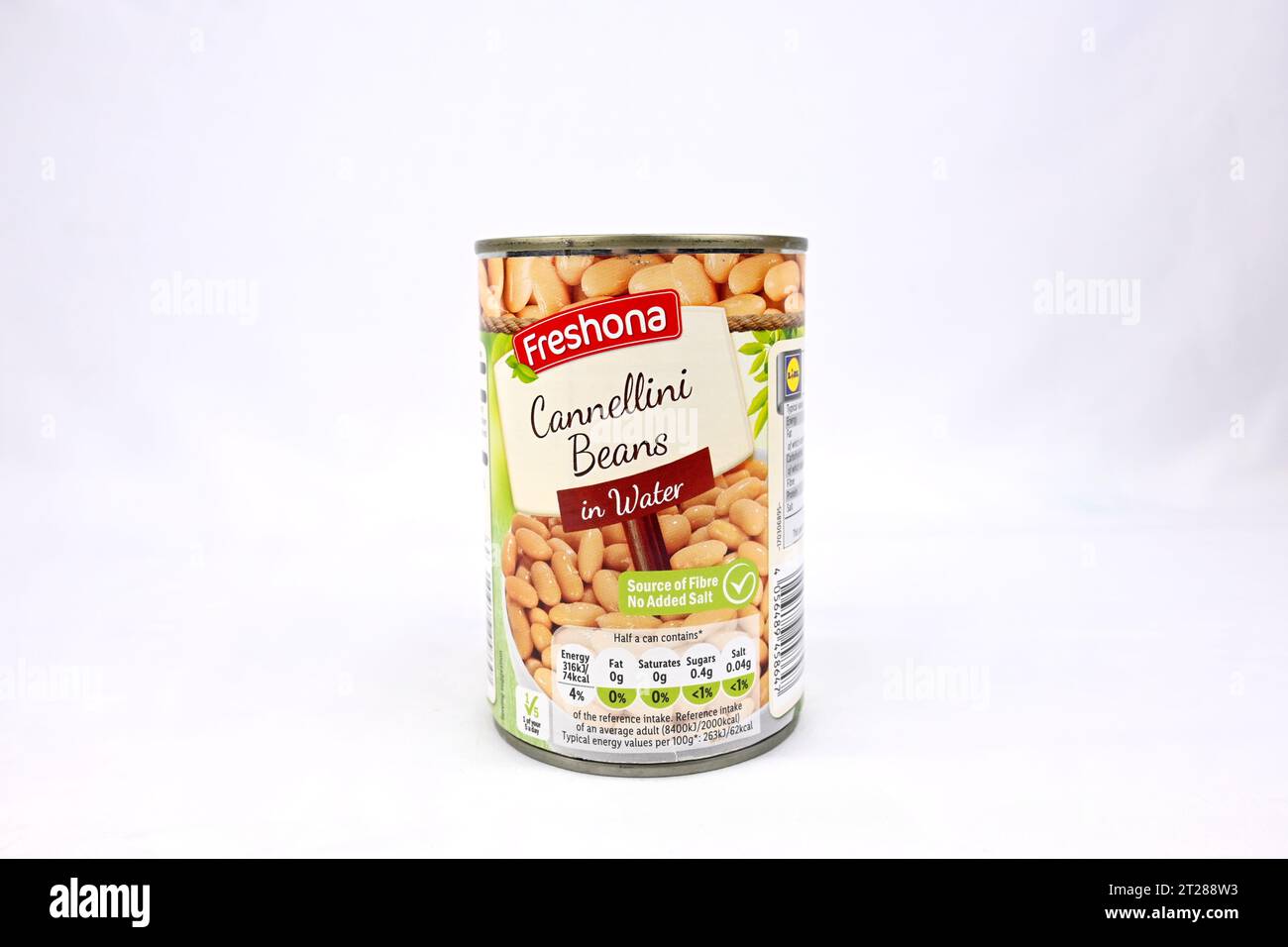 Lidl Freshona Cannellini Beans in Water Wales, UK 10 October 2023 Stock Photo Alamy