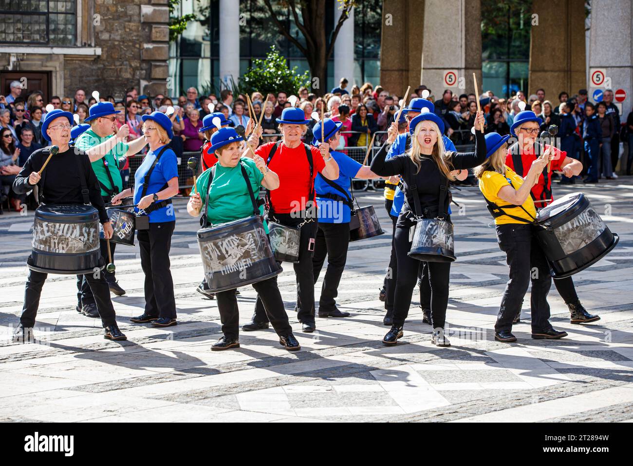 The Pandemonium Drummers at the Pearly Kings and Queens Harvest