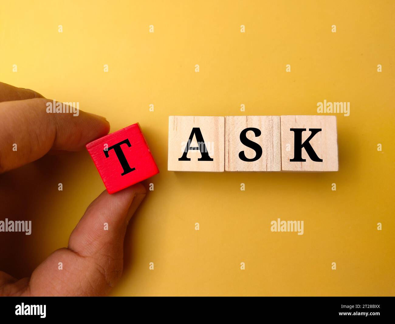 Task word hi-res stock photography and images - Alamy