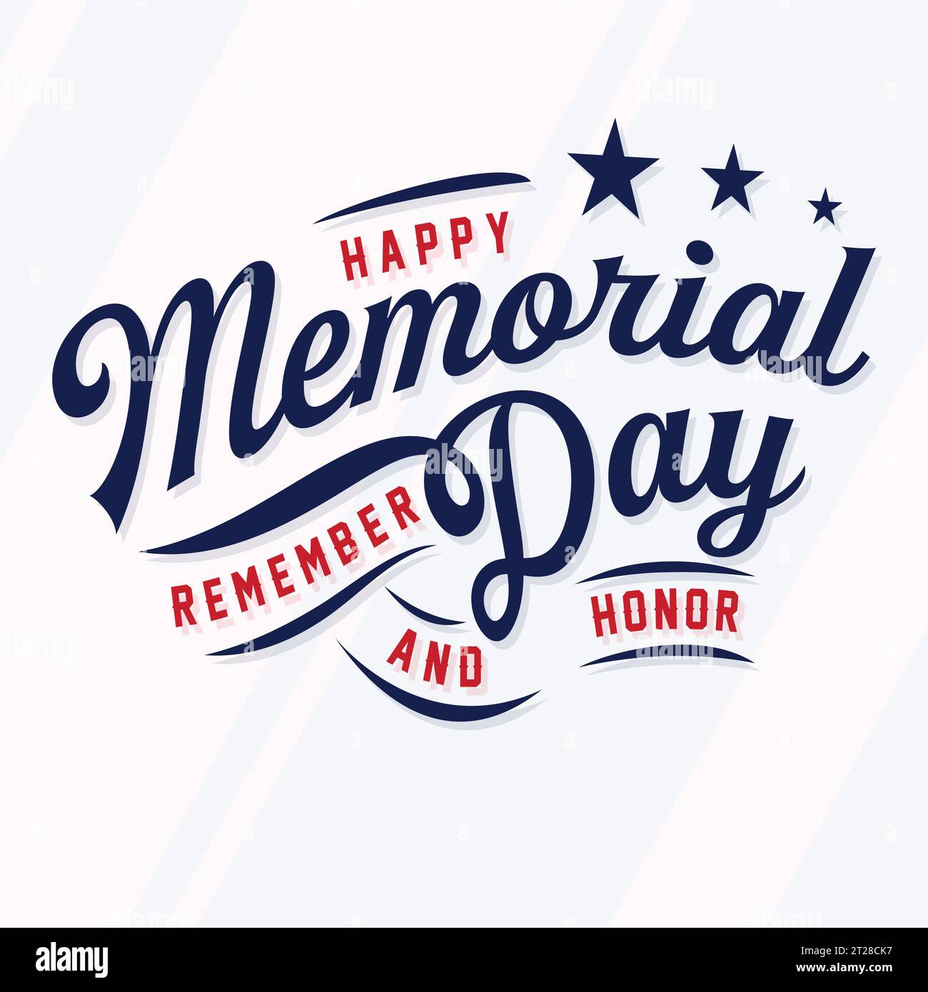 Usa memorial day celebration remember and honor template emblem. Vector ...