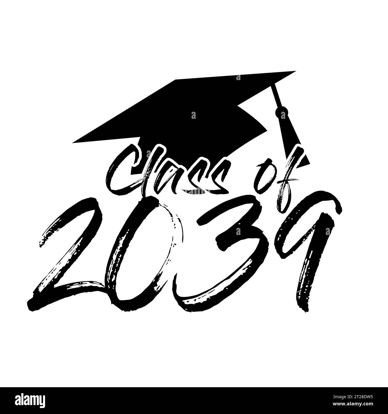 Class Of 2039 Design Vector Stock Vector