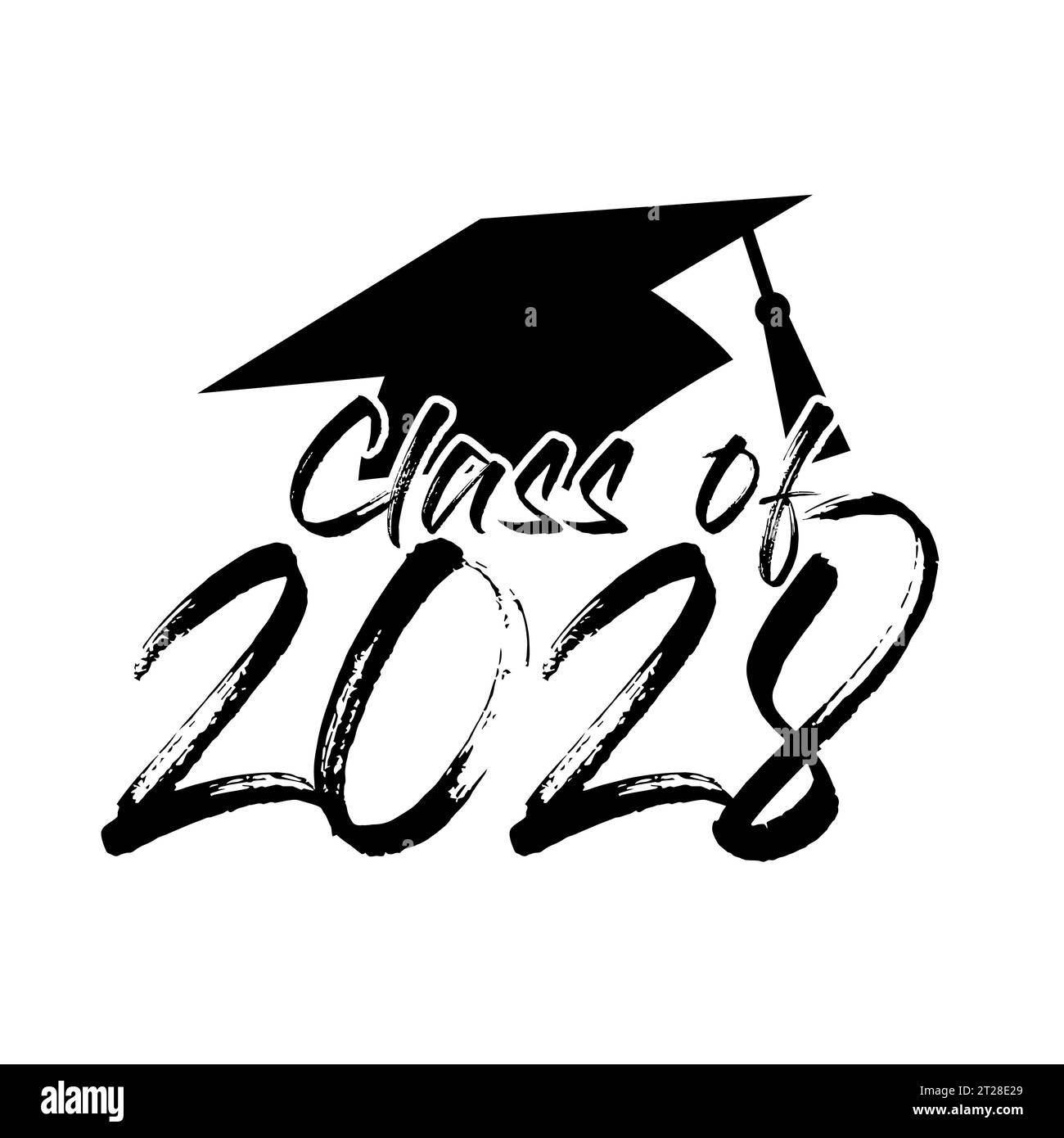 Class Of 2028 Design Vector Stock Vector