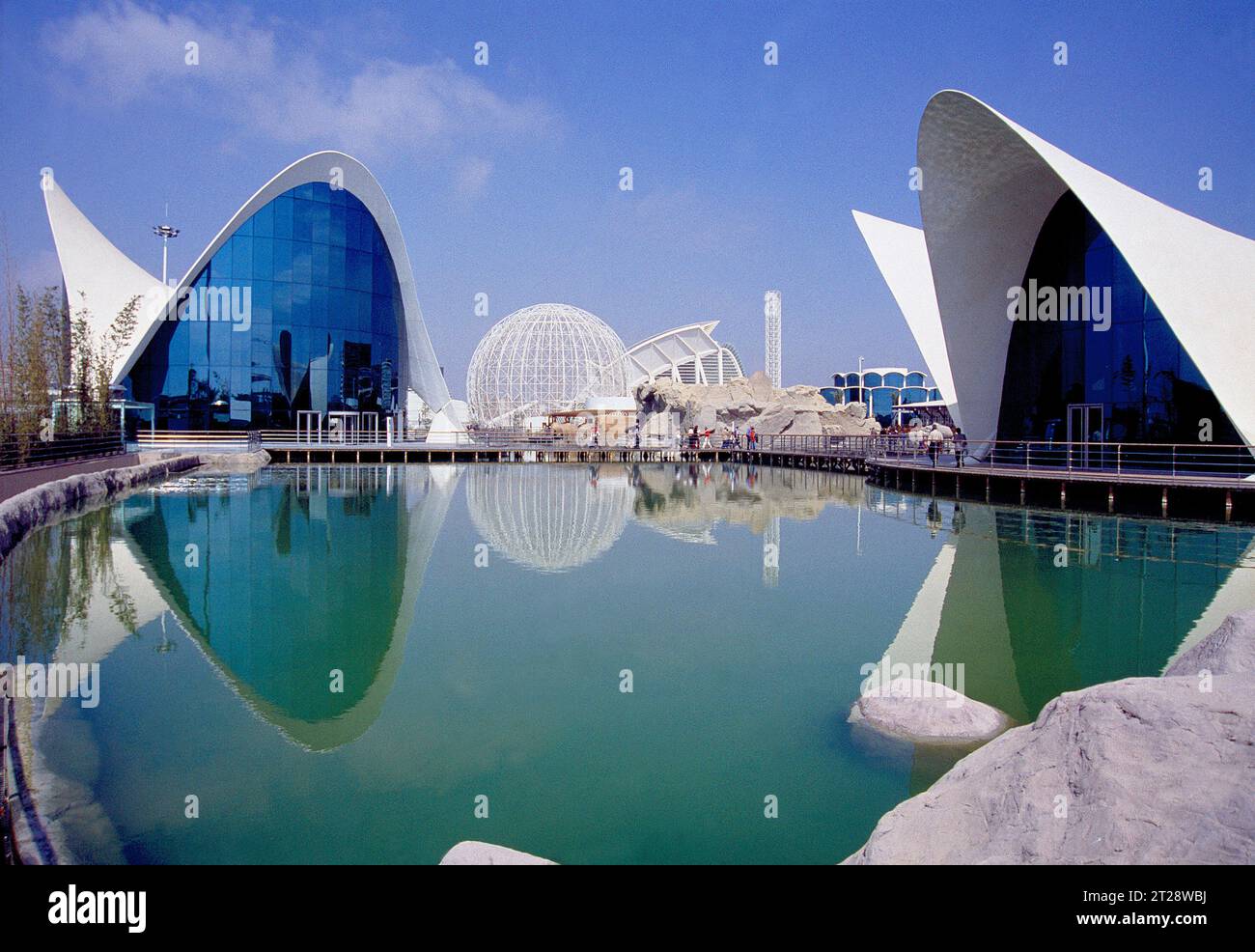 L'Oceanografic. City of Arts and Sciences, Valencia, Spain. Stock Photo