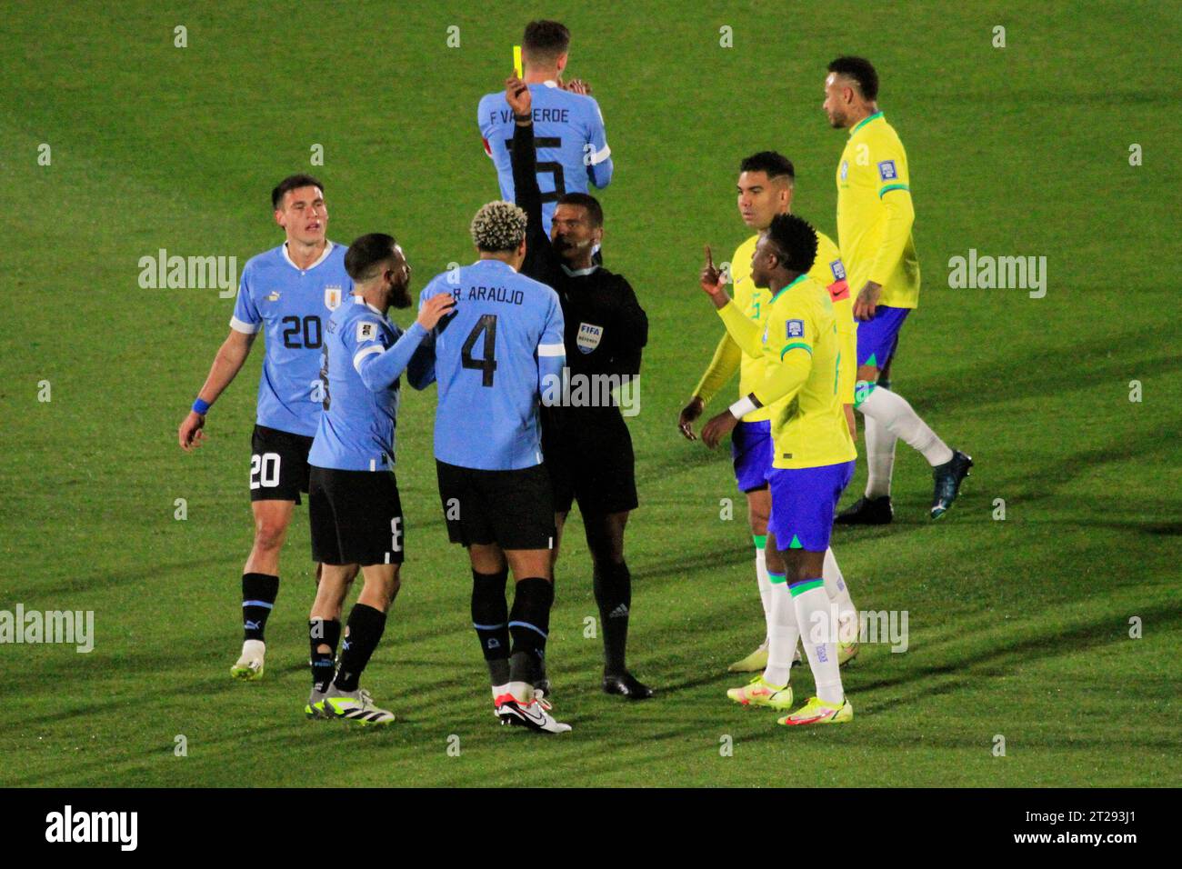 Montevideo, Uruguay. 17th Oct, 2023. FIFA Referee Alexis Herrera
