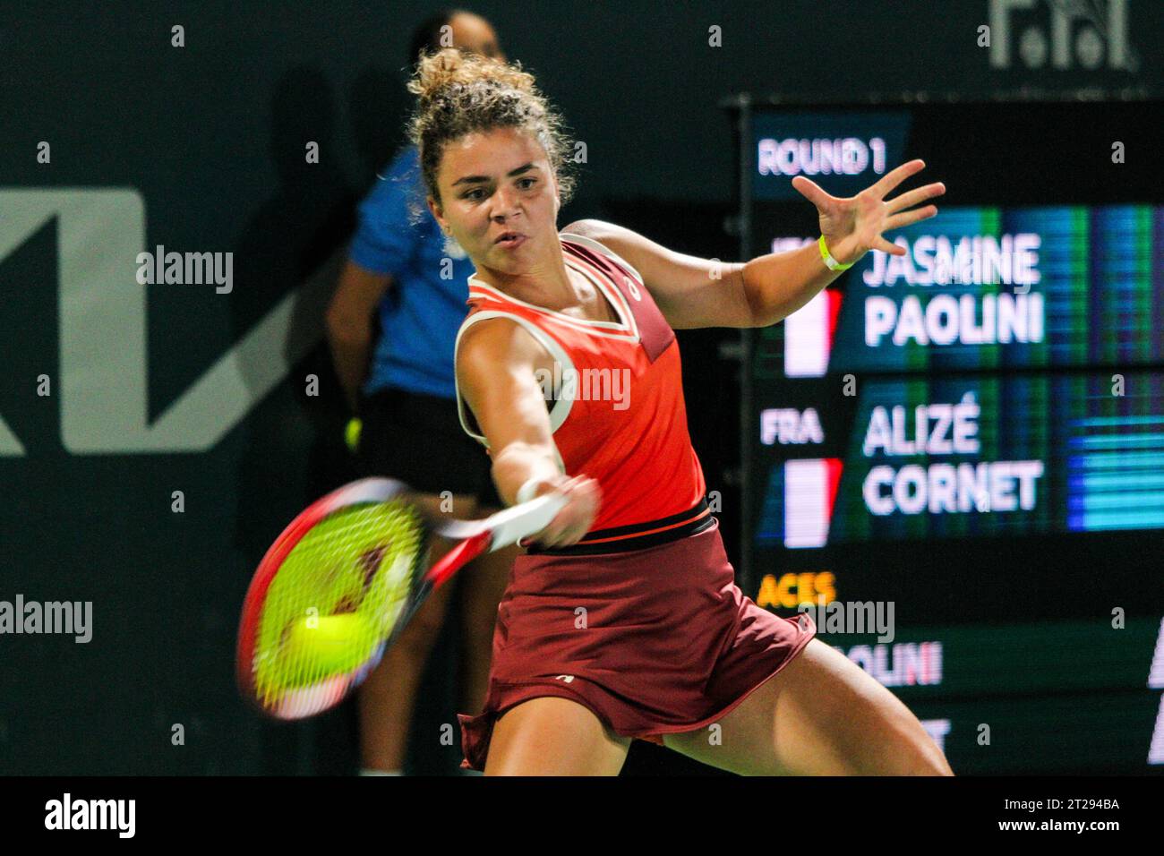 October 17, 2023 Monastir, Tunisia. 17 October 2023. Jasmine Paolini